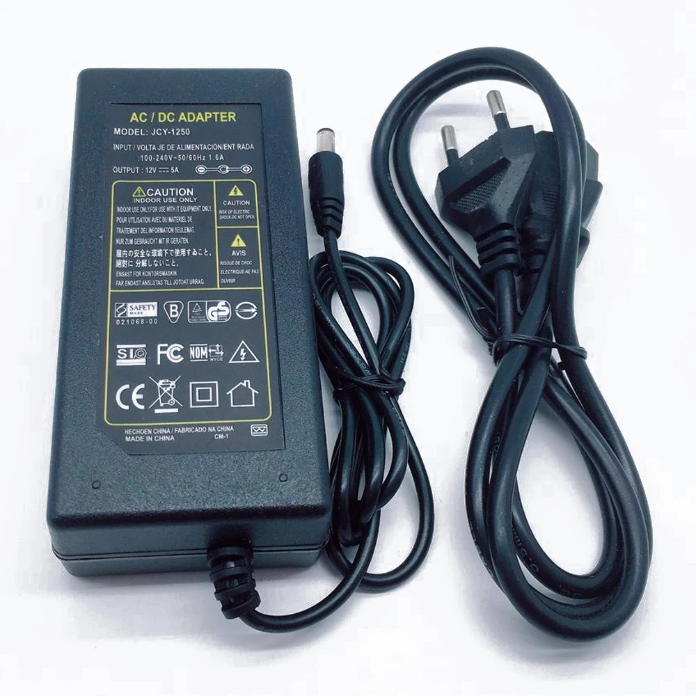 전원 어댑터 공급 DC 5V 12V 24 V 1A 2A 3A 5A 6A 8A DC 5 12 24 V 볼트 조명 트랜스포머 LED 드라이버 전원 어댑터 스트립 램프