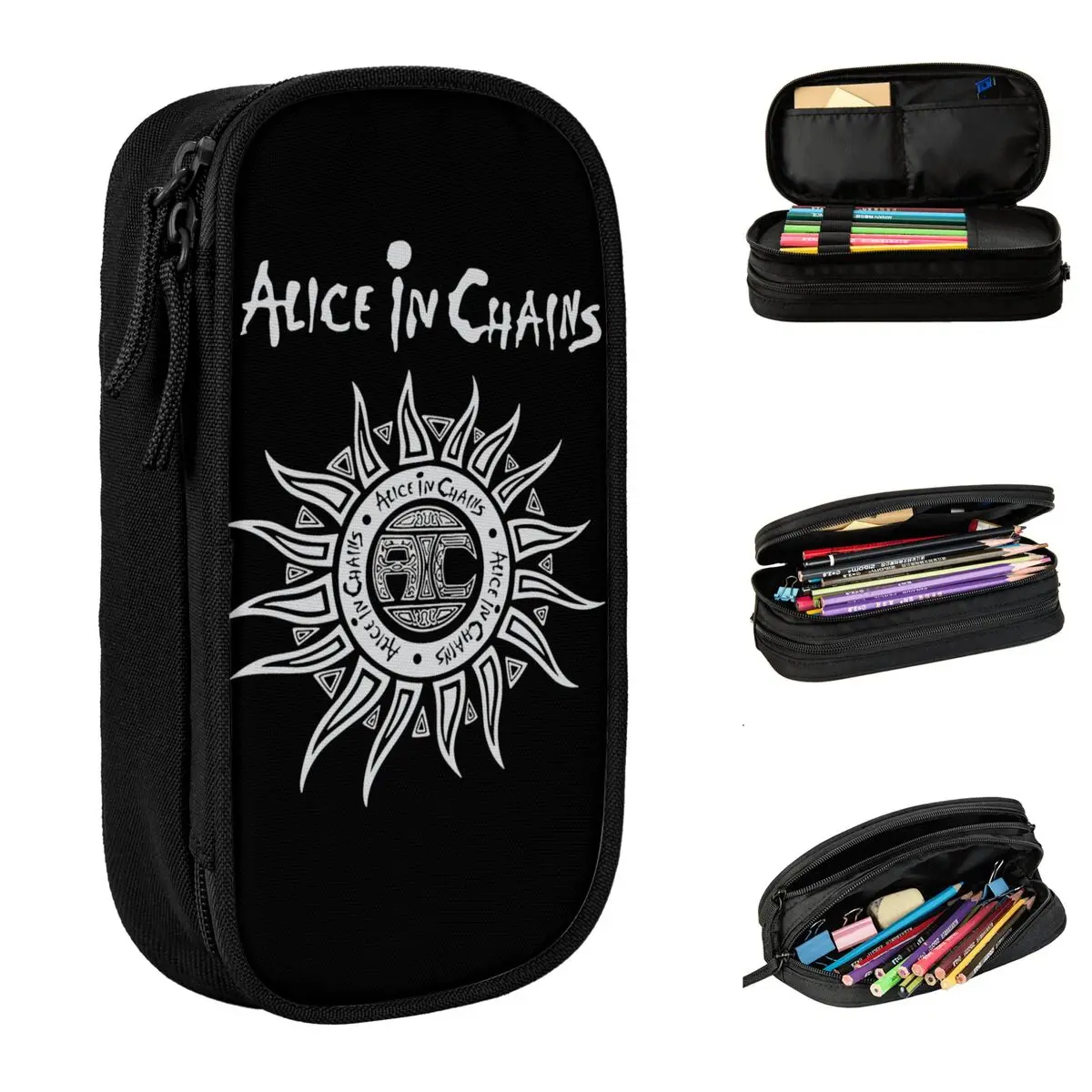 

Новинка Ralice в цепях, карандаш, оборачивающийся ролик, ободок, Детская сумка большой емкости, студенческие школьные подарки, канцелярские принадлежности