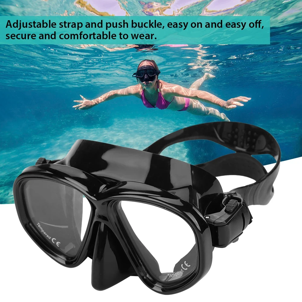 Diving Goggles Equipment Snorkeling Mask WHALE Tempered Glass Diving Mask Swimming Goggles For Adults Equipment