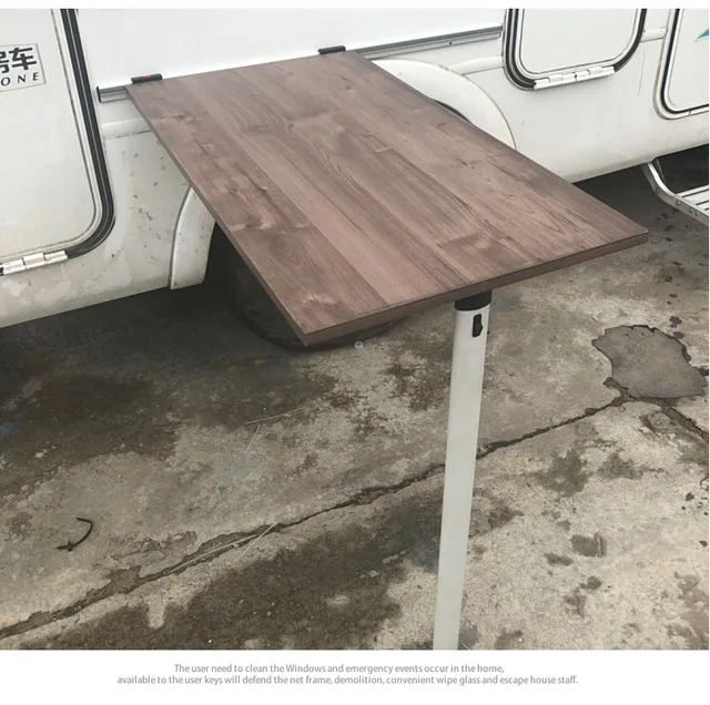 Gamba Tavolo Regolabile In Alluminio Per Camper - Altezza 430-745mm, Base 177mm - Foto 8