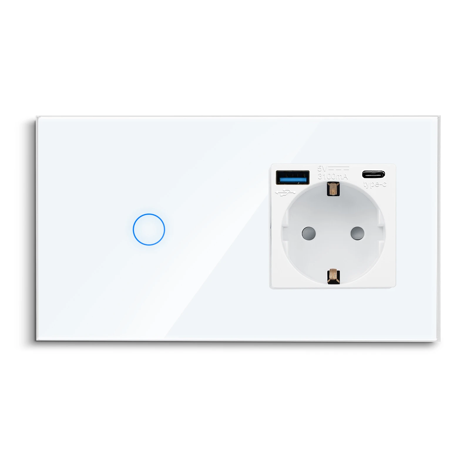 1gang type-c socket
