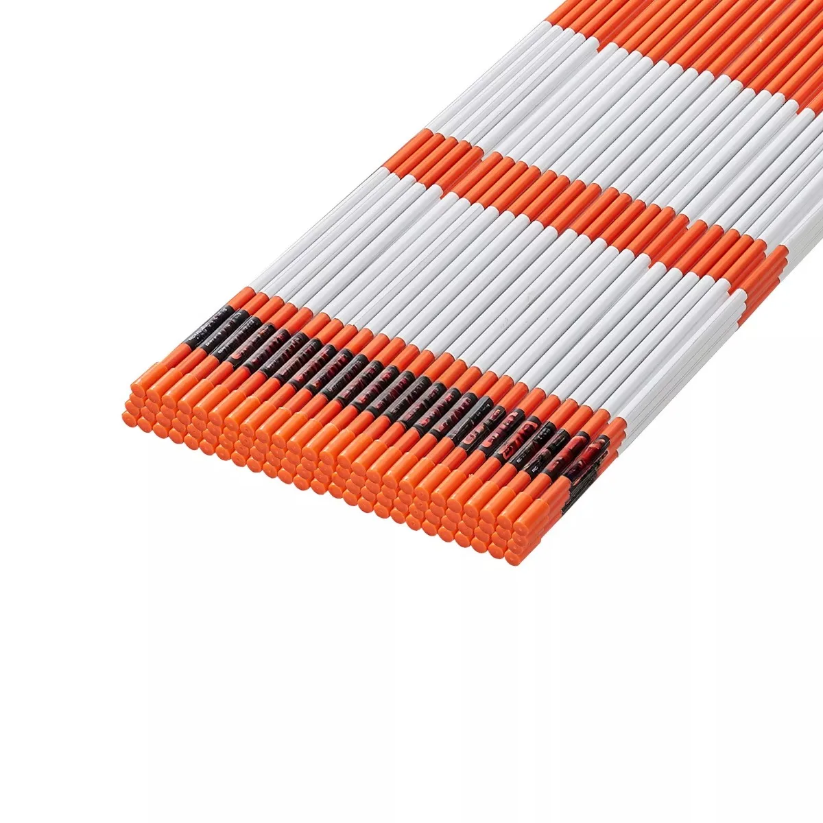 Durable Orange Driveway Markers for Snow Plowing