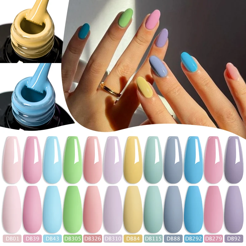 Гель-лак для ногтей Mtssii, 6 мл, макарон, 240 цветов, весна-лето, синий, фиолетовый, Полупостоянный Гель-лак для ногтей для маникюра