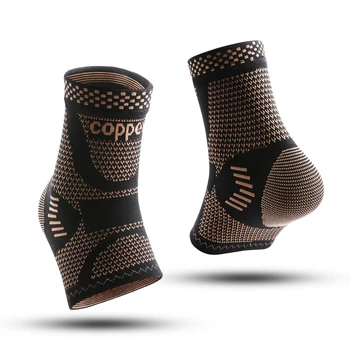 Copper Infused Ankle Support Compression Sleeve 1