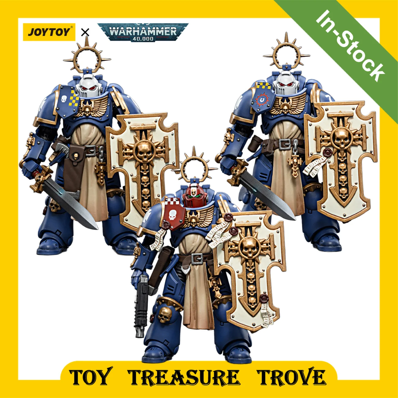 

[В наличии] экшн-фигурка JOYTOY Warhammer 40k 1/18, ультрамарины, лезвие, защита ветерана, сергент Проксимо, аниме, военная модель, подарок