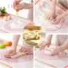 Oversize 60/70/80cm Silicone Baking Mat Rolling Kneading Pad Pastry Tools Crepes Pizza Dough Non-Stick Silicone Mat For Kitchen 5