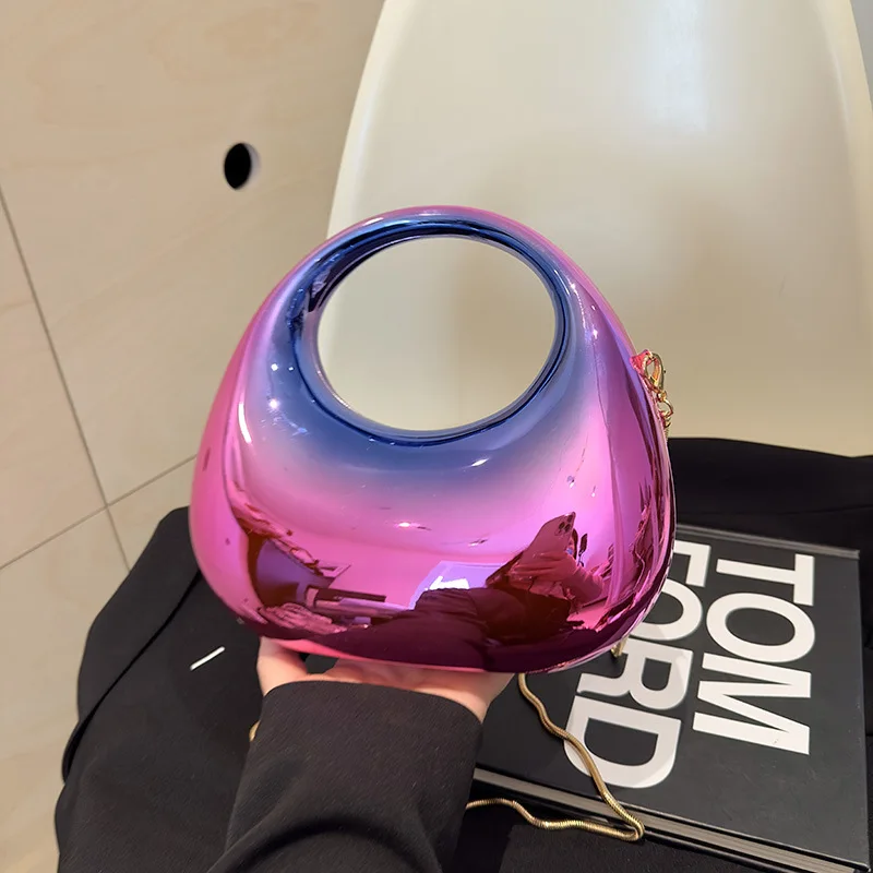 Candy Color Acrylic Clutch Handbags Luxury Designer Bags for Women Clip Cloud Evening Bag Ladies Chains Wedding Crossbody Bags