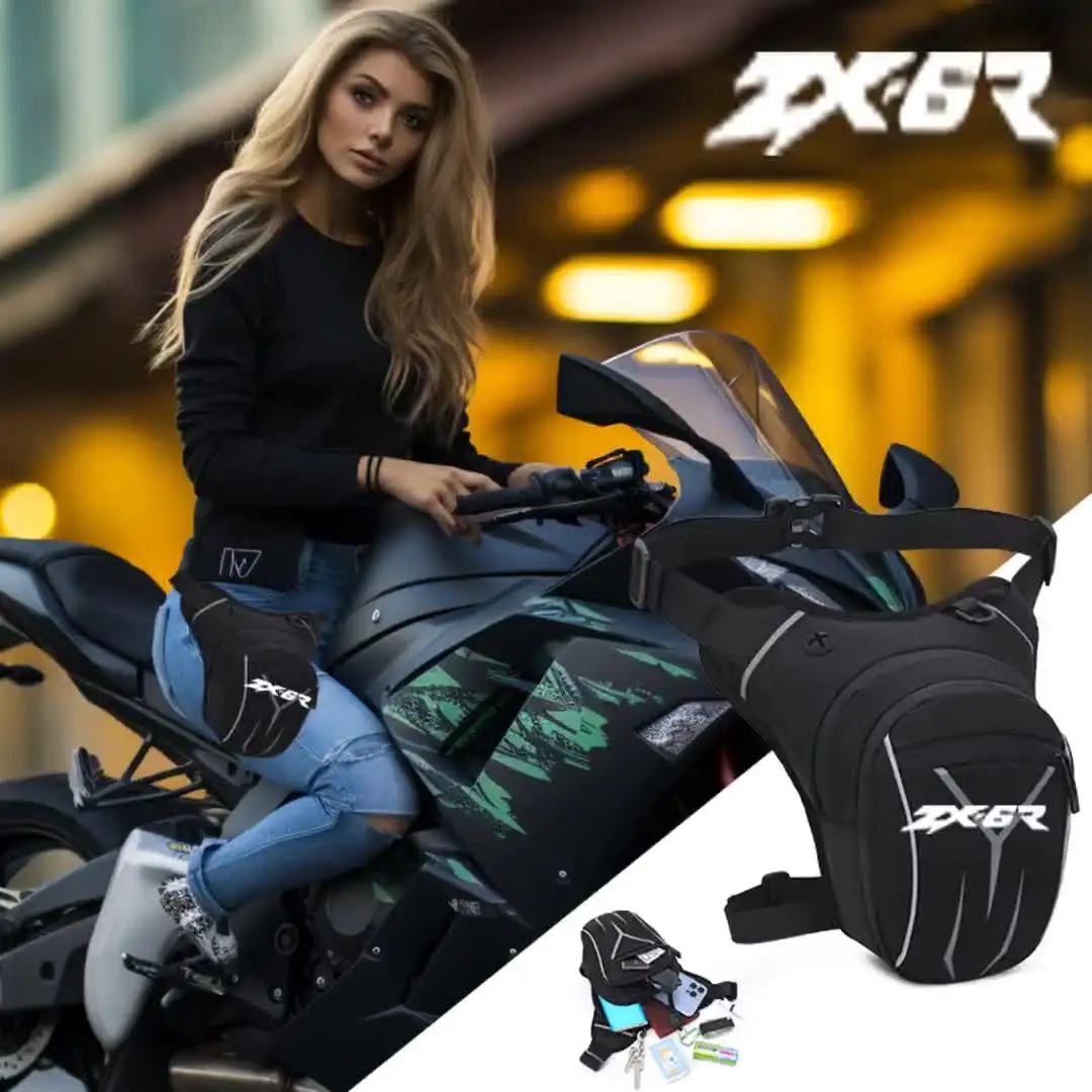Для Kawasaki Ninja ZX6R ZX-6R ZX 6R 2009-2022 мотоциклетная Водонепроницаемая поясная сумка для