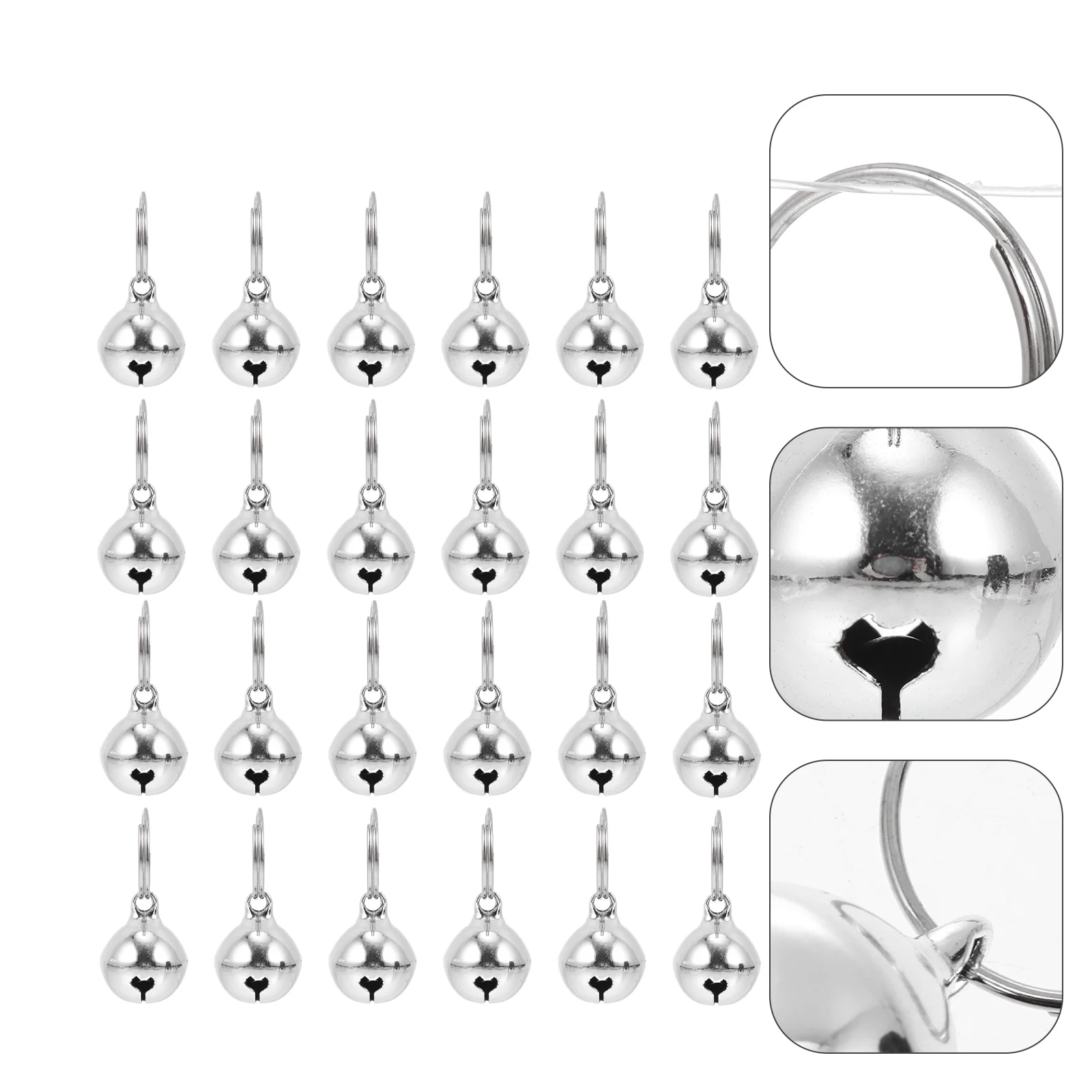 

24 Pcs Mini Bells Pet Accessories Cat Supply Multi-function Collar Accessory Adorable Dog Decorative