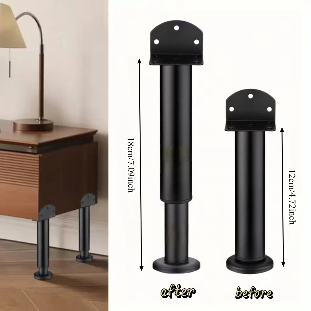 Durable Adjustable Metal Furniture Support Legs