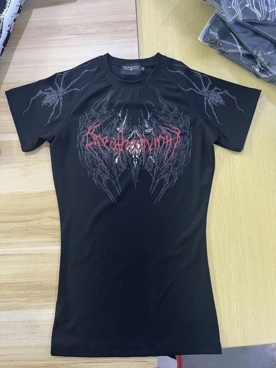 トップス Breathe Divinity compression T Breathe Divinity Mens Compression Shirt Size XL Black Dark