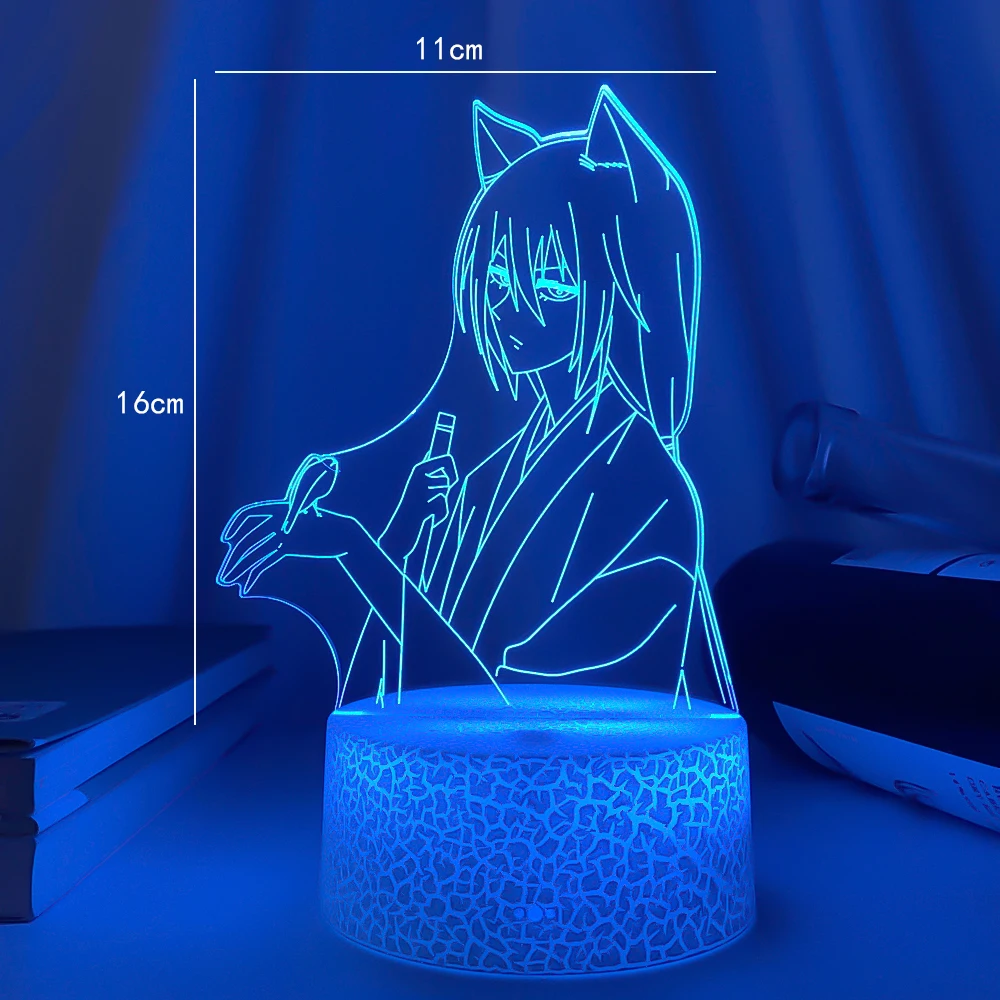 Compra online de Anime luz led kamisama beijo tomoe figura para decoração  do quarto luz da noite presente de aniversário lâmpada 3d manga kamisama  beijo