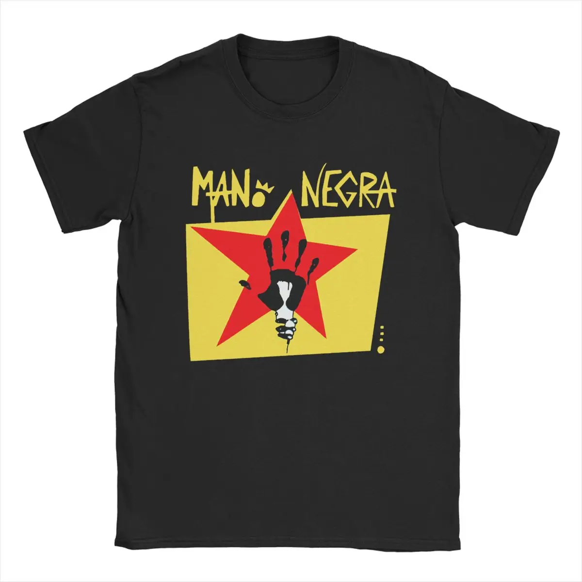 

Men's Mano Negra T Shirts Pure Cotton Clothes Awesome Short Sleeve Crew Neck Tees Unique T-Shirt