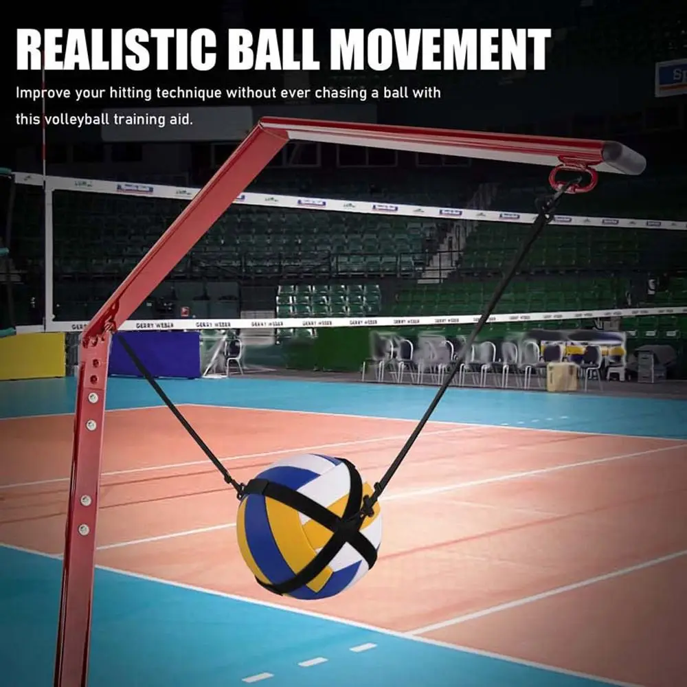 

Practice Volleyball Spike Training Accessories Trainer Adjustable Volleyball Aid System Outdoor Volleyball Training Sports