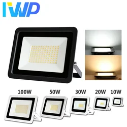 High - Power Waterproof LED Outdoor Flood Light for Garden and Street Lighting (Warm light 3000k)