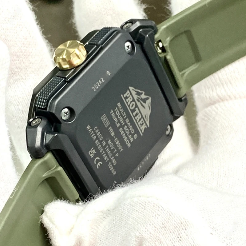 Premium Waterproof TPU Replacement Strap for Casio PROTREK Men's Watches