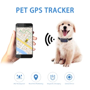 New Portable MINI Pet GPS Tracker Device Waterproof Realtime Tracking Anti-lost Collar for Dog Cat Locator Easy Use