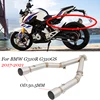 For BMW G310 G310R Motorcycle Exhaust Slip on Motorcross Mid Pipe Stainless Steel Modified Exhaust Full Systems Connect Tube