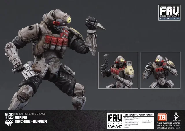 アシッドレイン FAV-A47 Norinu Machine-Gunner Acid Rain World FAV-A47 Norinu Machine-gunner 1/18 Action