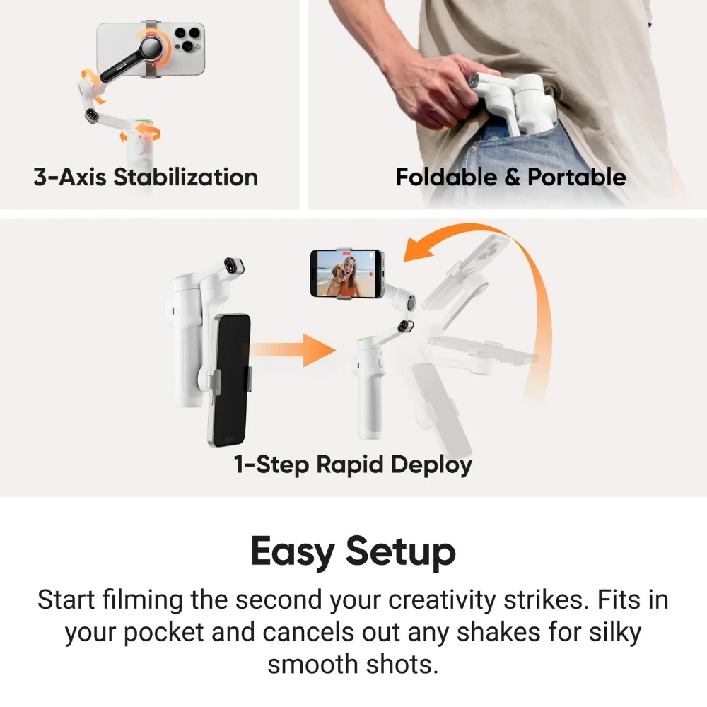 Insta360 Flow 2 スタビライザー Insta360 Flow 2 Proスタビライザー - Apple（日本）