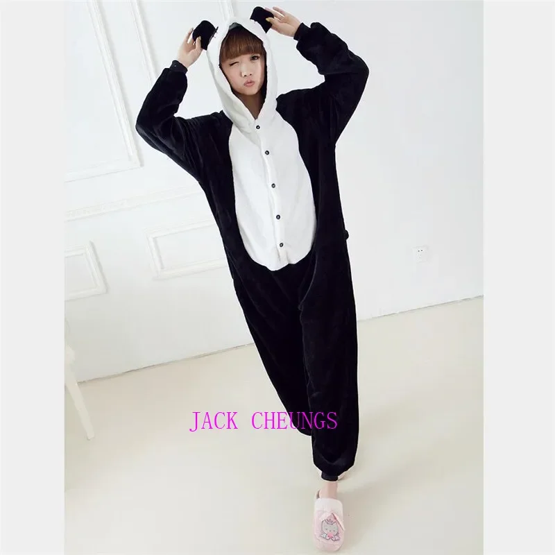 Kigurumi Animal Red Eye Panda Onesies Pajamas Cartoon Cosplay Pyjamas Unisex Pijamas Sleepwear Party Dress
