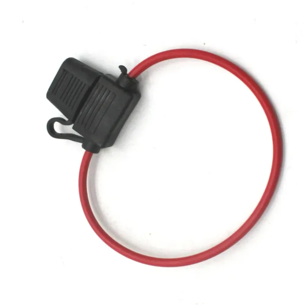 Fuse Holder TAKPART 10Pcs Standard Blade Inline Fuse Holder Splash Proof DC 12V 40A For Car Bike