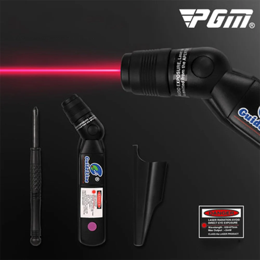   PGM 골프 퍼터 레이저 퍼팅 보조기구, 실내 교육 선형 레이저 사이트 머신, 조준 기구 라인 교정기 개선 