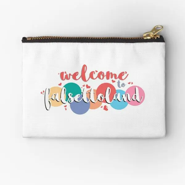 

We Re A Teeny Tiny Band Zipper Pouches Underwear Bag Pocket Wallet Cosmetic Key Pure Packaging Women Money Panties Small Coin