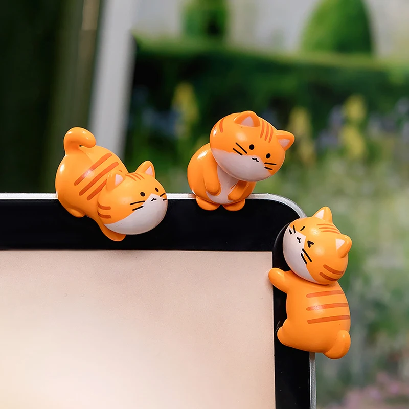 5 Stück Mini Katzen Ornamente - Niedliche Auto Deko Figuren 4-5cm