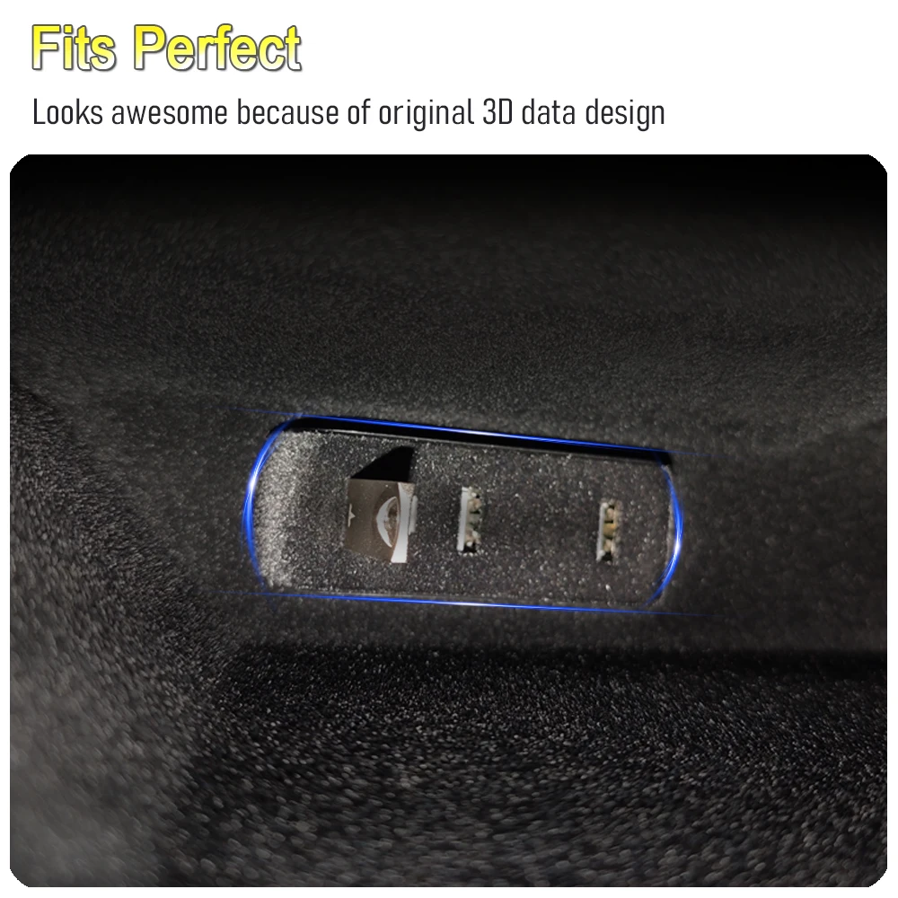 테슬라 뉴 모델 Y 런치 주니퍼 2025 2026 모델 3 하이랜드용 글로브박스 USB 허브 타입-C 포트 스플리터 도킹 스테이션 데이터