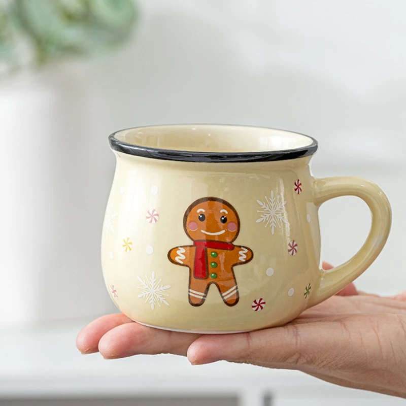 Ceramic Christmas Mug for Hot Coffee Tea
