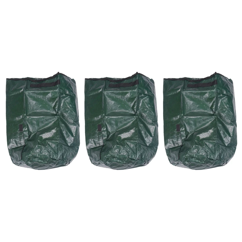 3X Rifiuti Organici Cucina Giardino Cortile Compost Bag Ambientale Pe Panno Fioriera Smaltimento Rifiuti Sacchetto Di Compost Organico-S