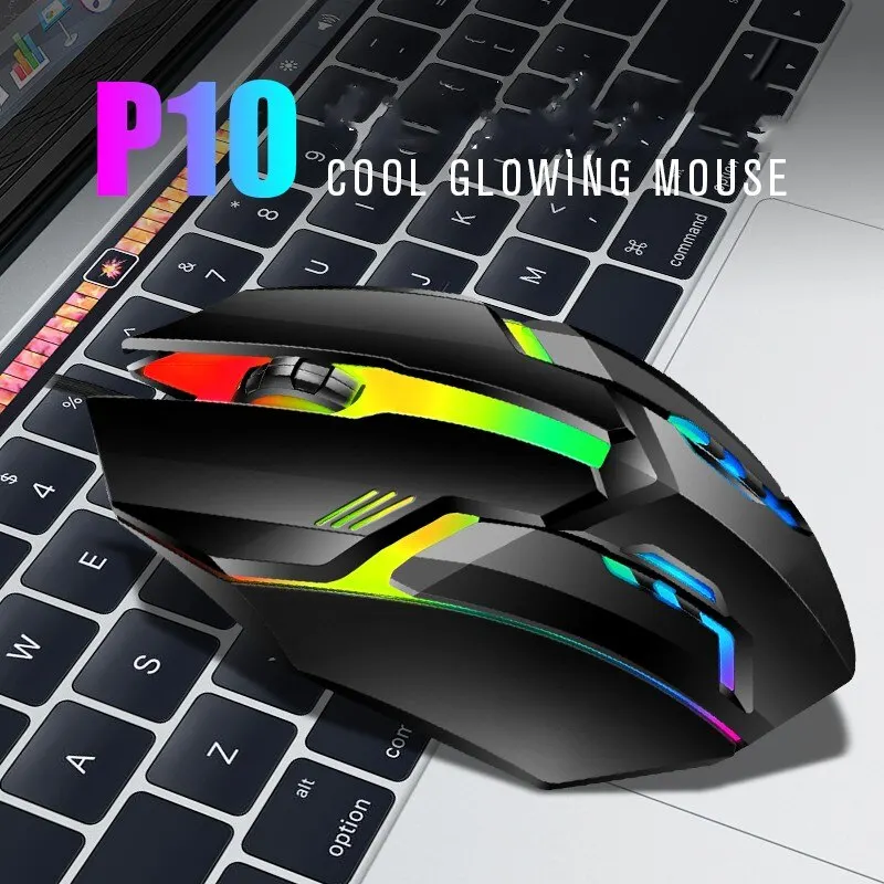 1 PC ITLY M01 Sports LED Luminous Backlit USB Wired Gaming Mouse for Desktop PC Laptop Office Computer Gaming Mouse