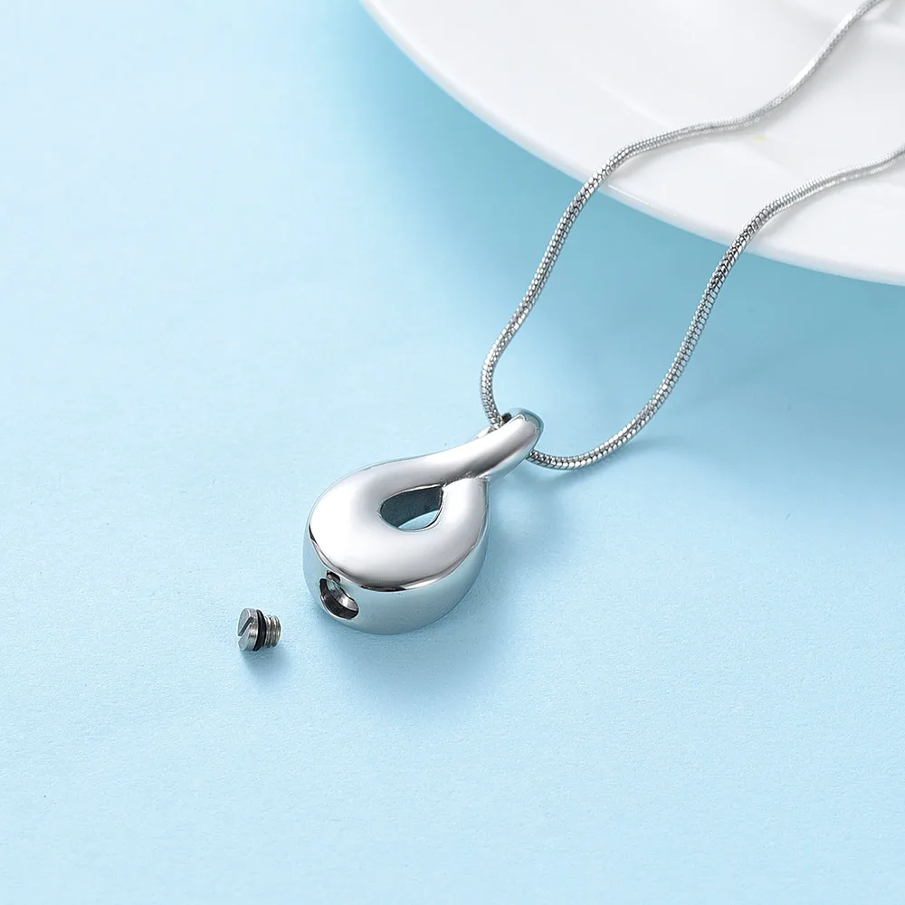 Cremation Jewelry Urn Necklace for Ashes Holder for Women/Men Circle of Life Memorial Keepsake Customize Jewelry Stainless Steel