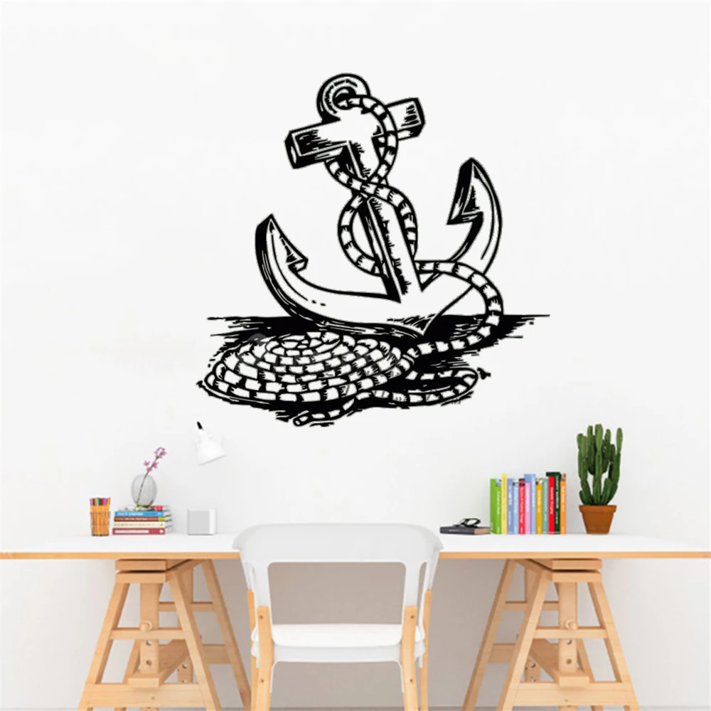 

Pirate Ships Anchor Wall Decals The Sitting Room Kids Bedroom Livingroom Decor Poster Removable Vinyl Stickers Murals DW13867