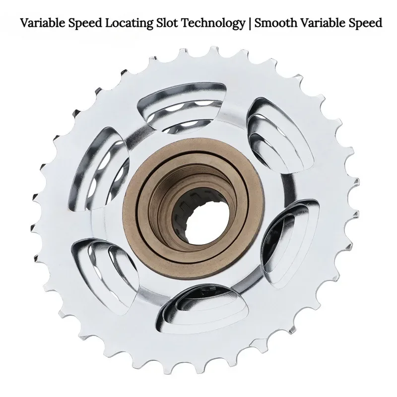 Bicycle Freewheel 6 7 8 9 10 Speed 11T-36T Mountain Bike MTB Steel Cassette Sprocket Modified Threaded Flywheel