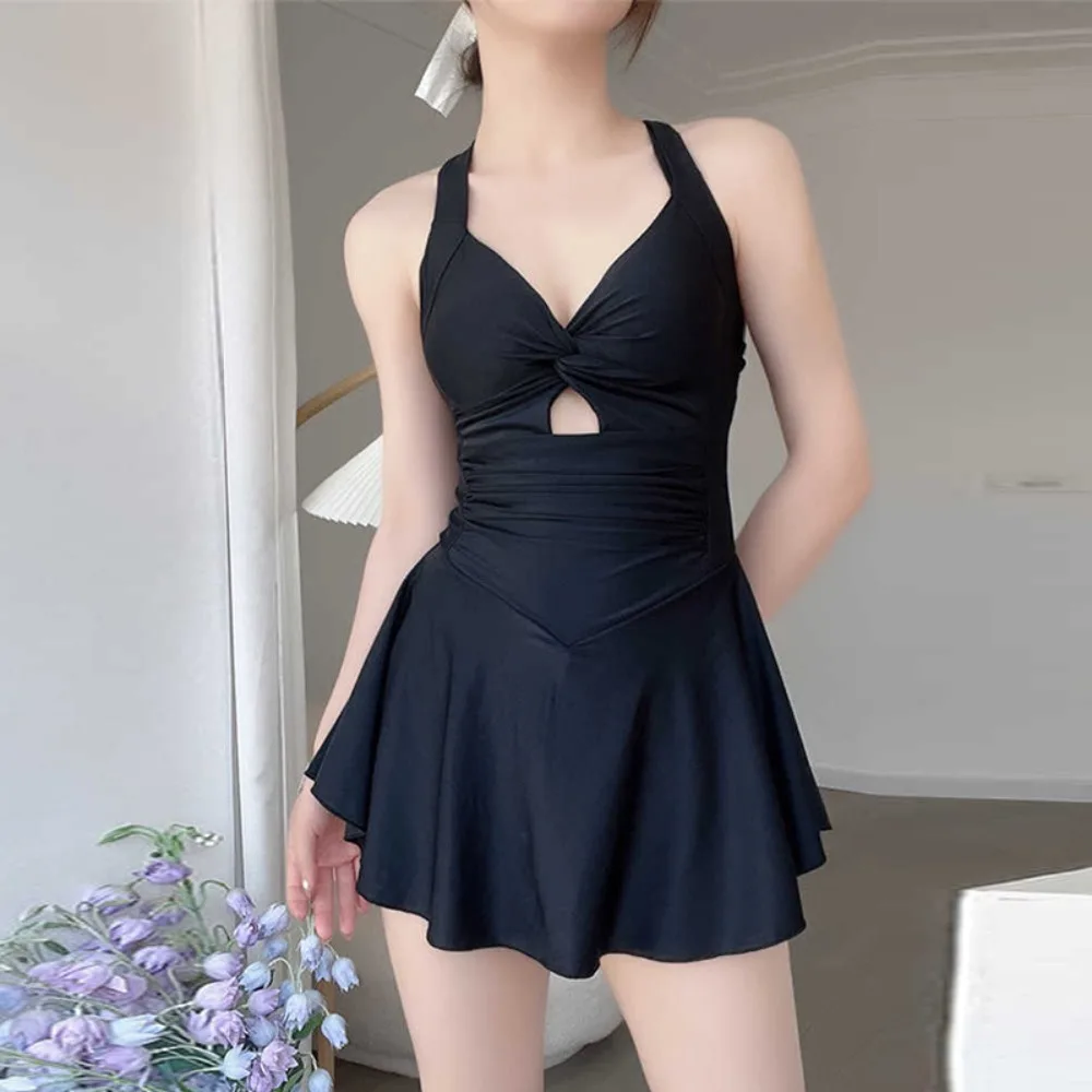 

Женский купальник-бикини с высокой талией