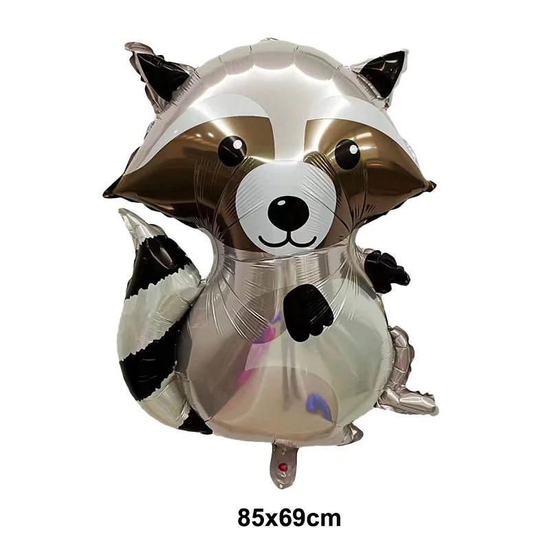 5 pezzi Palloncini di animali del bosco, coniglio, volpe, scoiattolo