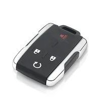 KEYYOU 4ปุ่มสมาร์ทรีโมทคีย์สำหรับ Chevrolet Silverado Colorado GMC Sierra 2014-2106 2017 2018 3