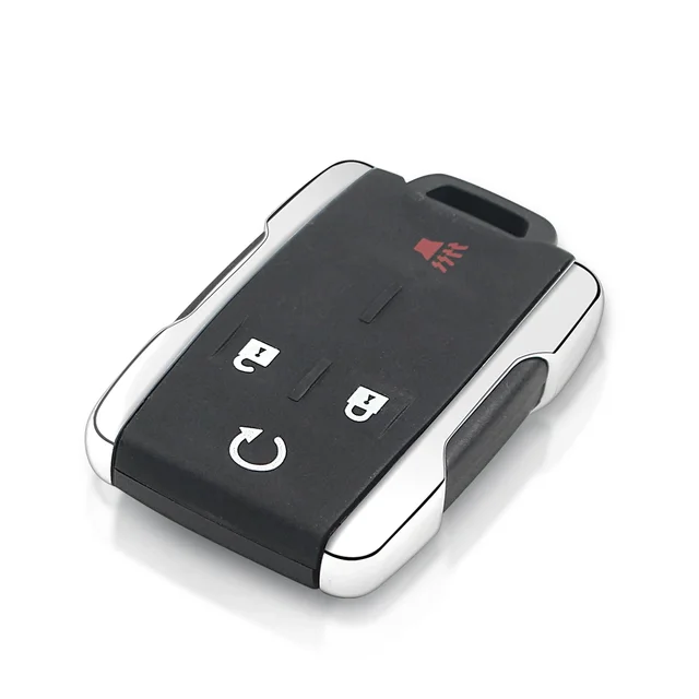 KEYYOU 4ปุ่มสมาร์ทรีโมทคีย์สำหรับ Chevrolet Silverado Colorado GMC Sierra 2014-2106 2017 2018 3