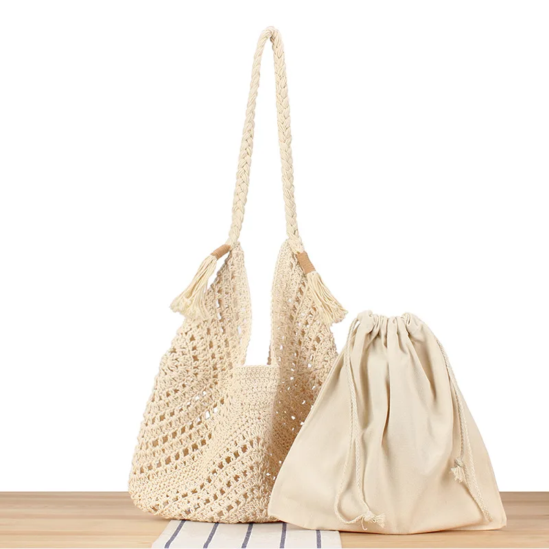 Lässige Strick-tragetasche Für Damen Große Schultertasche Sommer_voghion.com