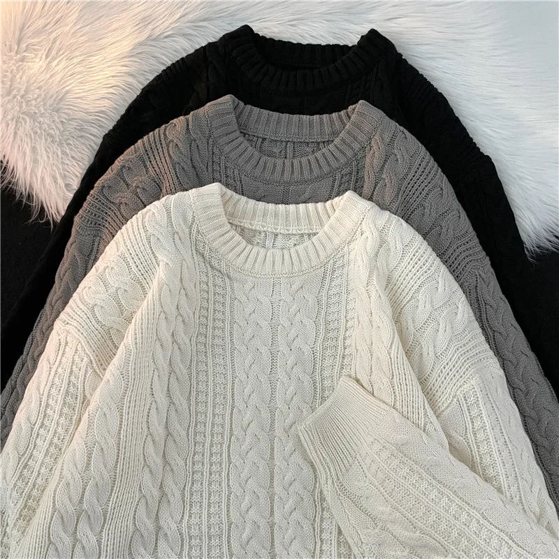 

Мужской кашемировый свитер, осенне-зимний трикотажный мягкий теплый джемпер, пуловер с круглым вырезом, трикотажные свитеры, E139