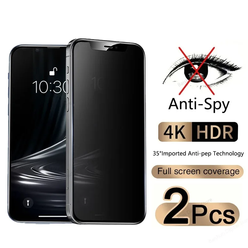

Закаленное стекло с полным покрытием для iPhone 14 Pro Max 13 12 Mini 11 15 Pro XS XR, пленка для экрана iPhone 7 8Plus, 2 шт.