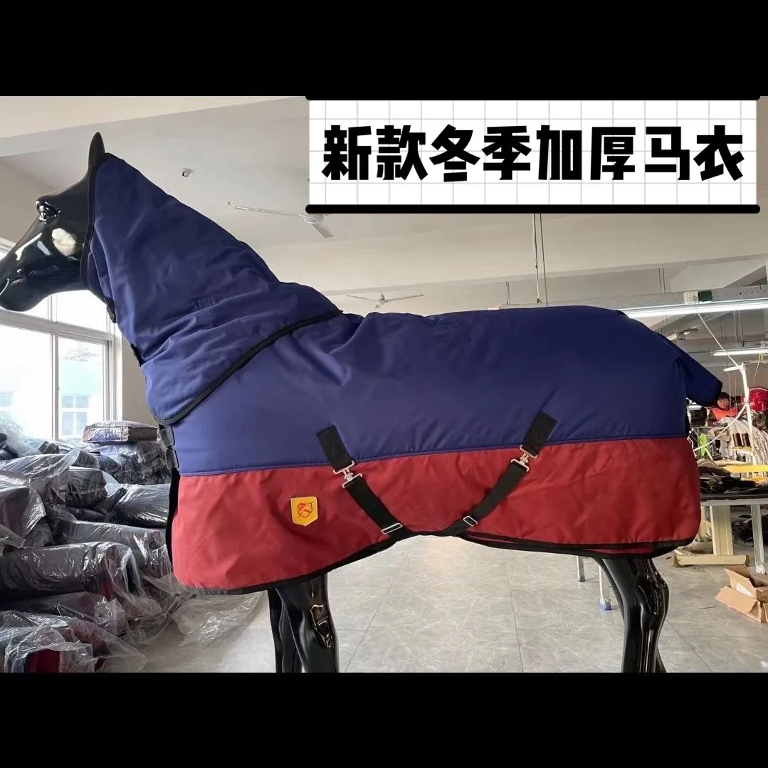 Winter Thick Horsecloth Cold-Proof Waterproof Horsecloth Windproof plus Cotton Pony Warm Horse Rain Sheet
