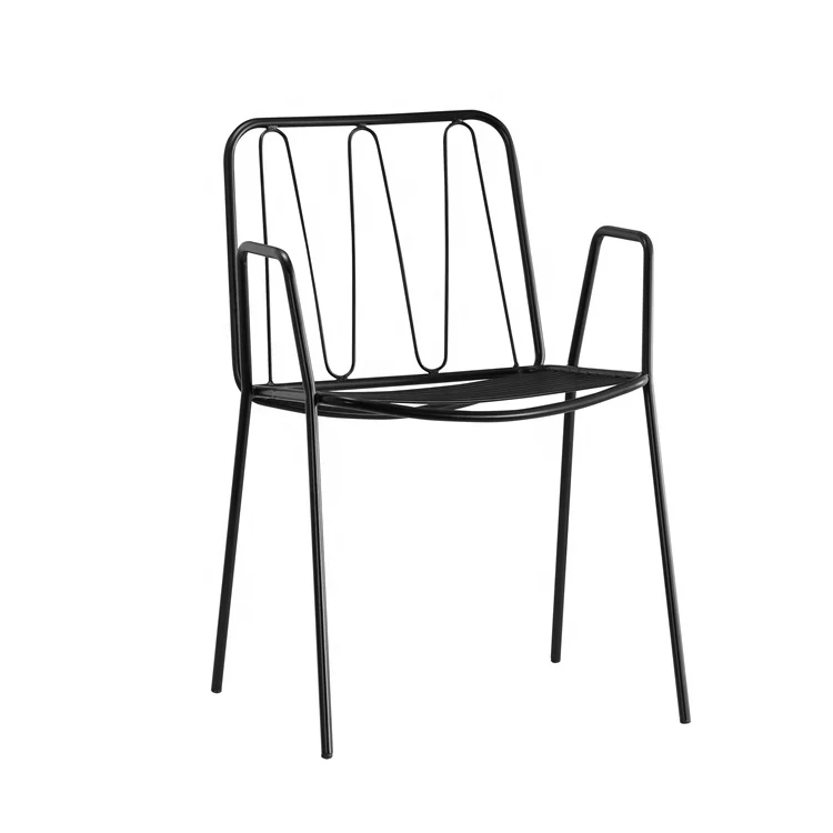High Quality Chairs Hotel Dining Room Kitchen Chair Seat Metal Cafe Dining Chairs