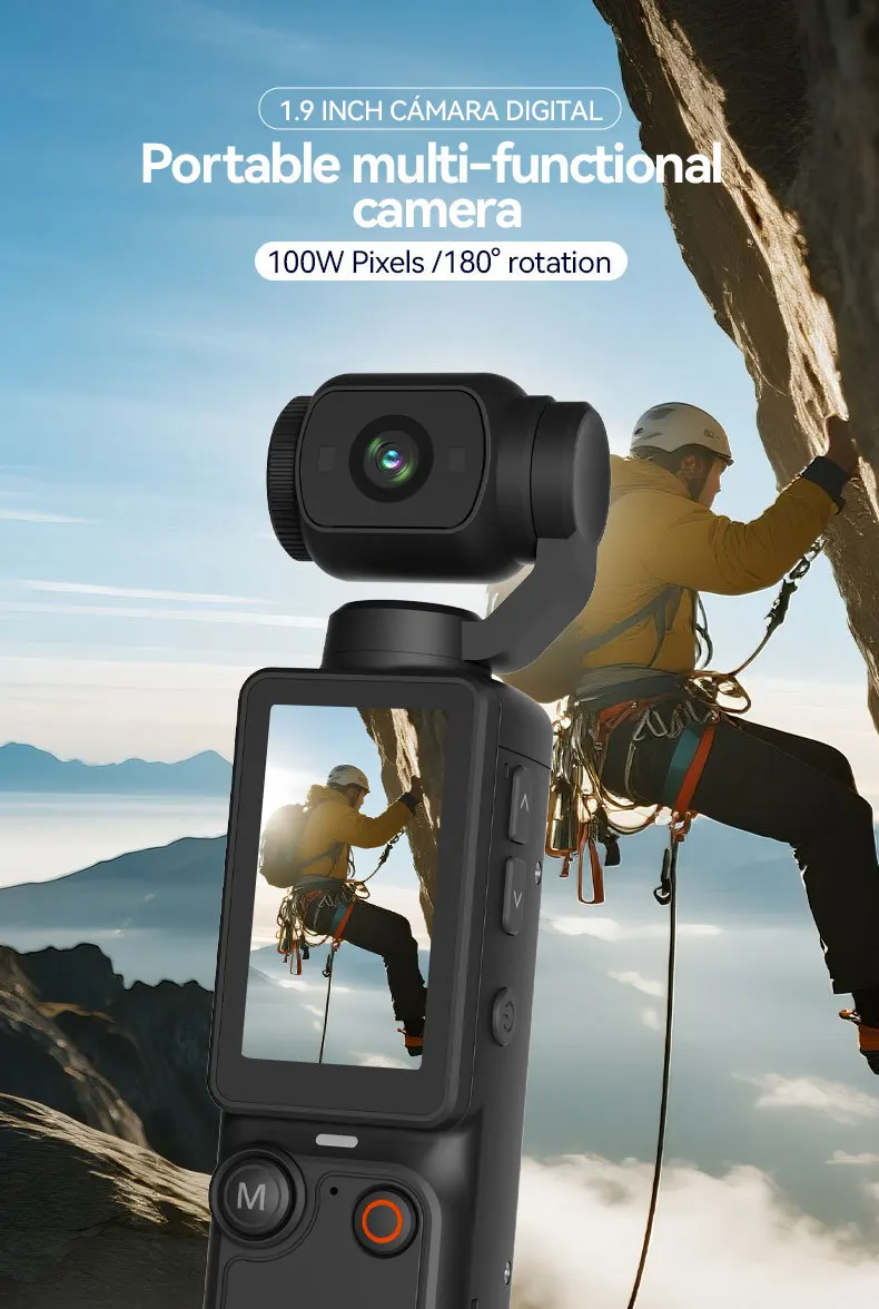 Caméra Action 4K 30fps Étanche Sport IP68 avec Accessoires