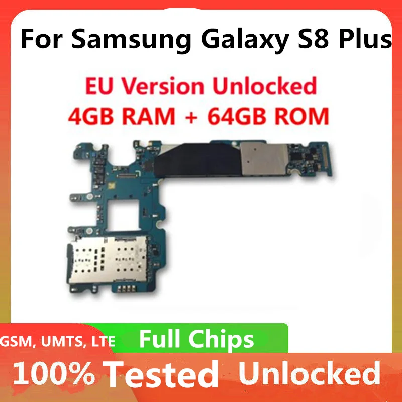 Материнская плата IMEI для Samsung Galaxy S8 Plus G955F G955FD G955U G950F G950FD 64 ГБ оригинальная