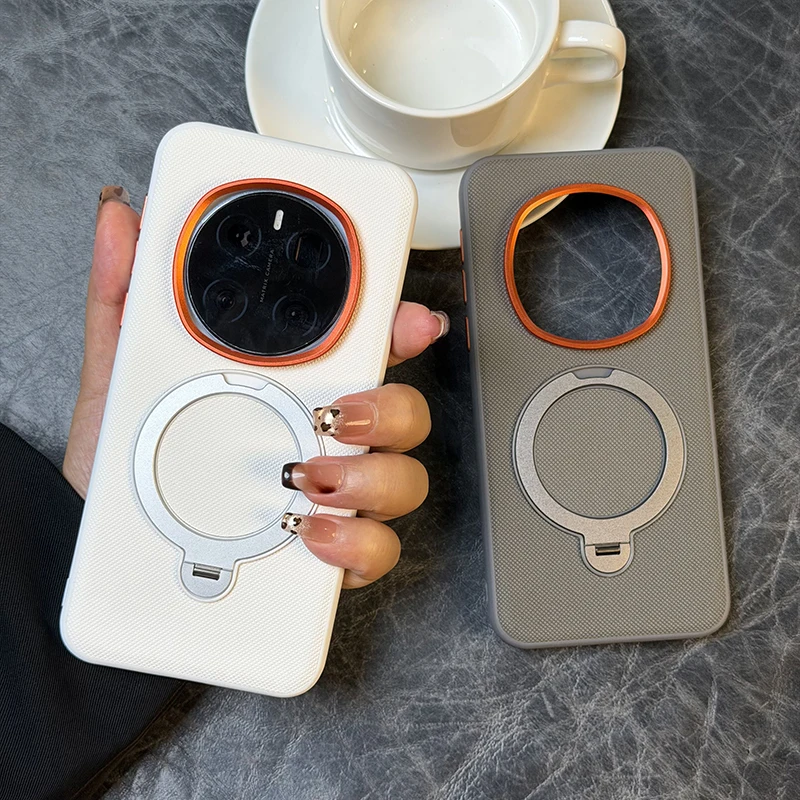 Matte Anti-Fall Magnetic Shockproof Case with Rotatable Kickstand