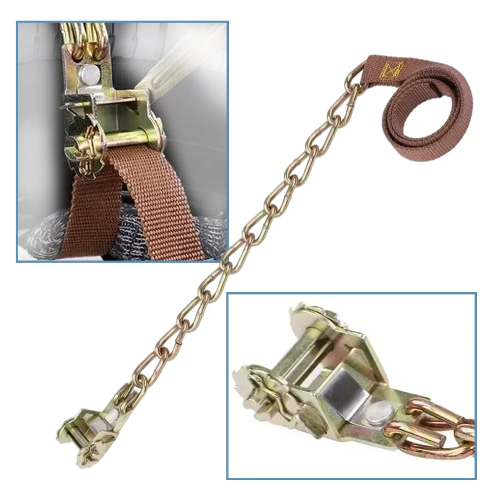 Car Snow Chain Manganese Steel and Nylon Rope Snow Chain 165-265mm Winter Outdoor Tire Emergency Anti-Skid Auto Accessories