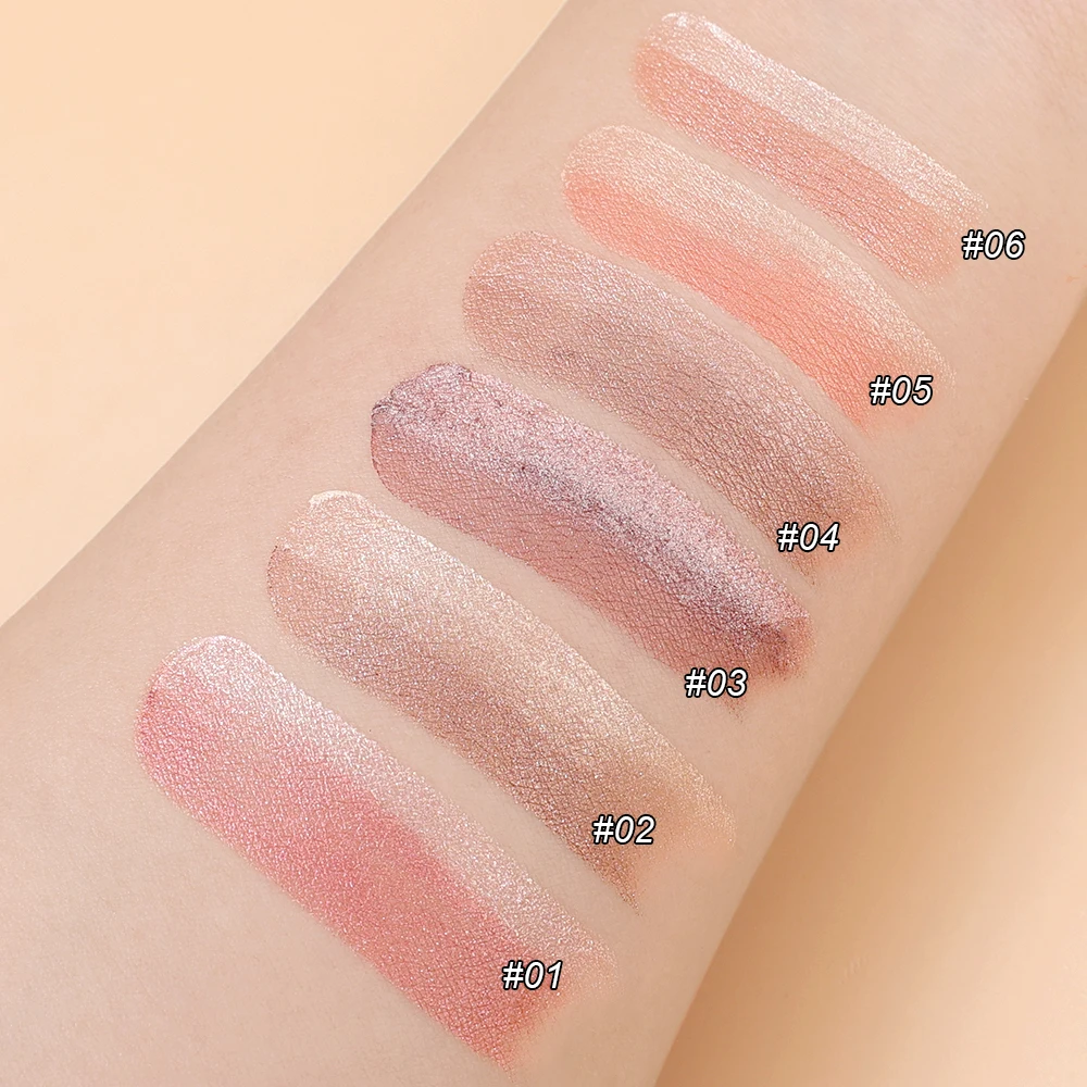 Double Color Gradient Matte Eyeshadow Stick Waterproof Glitter Earth Color Pink